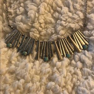 NWOT Silver/turquoise necklace